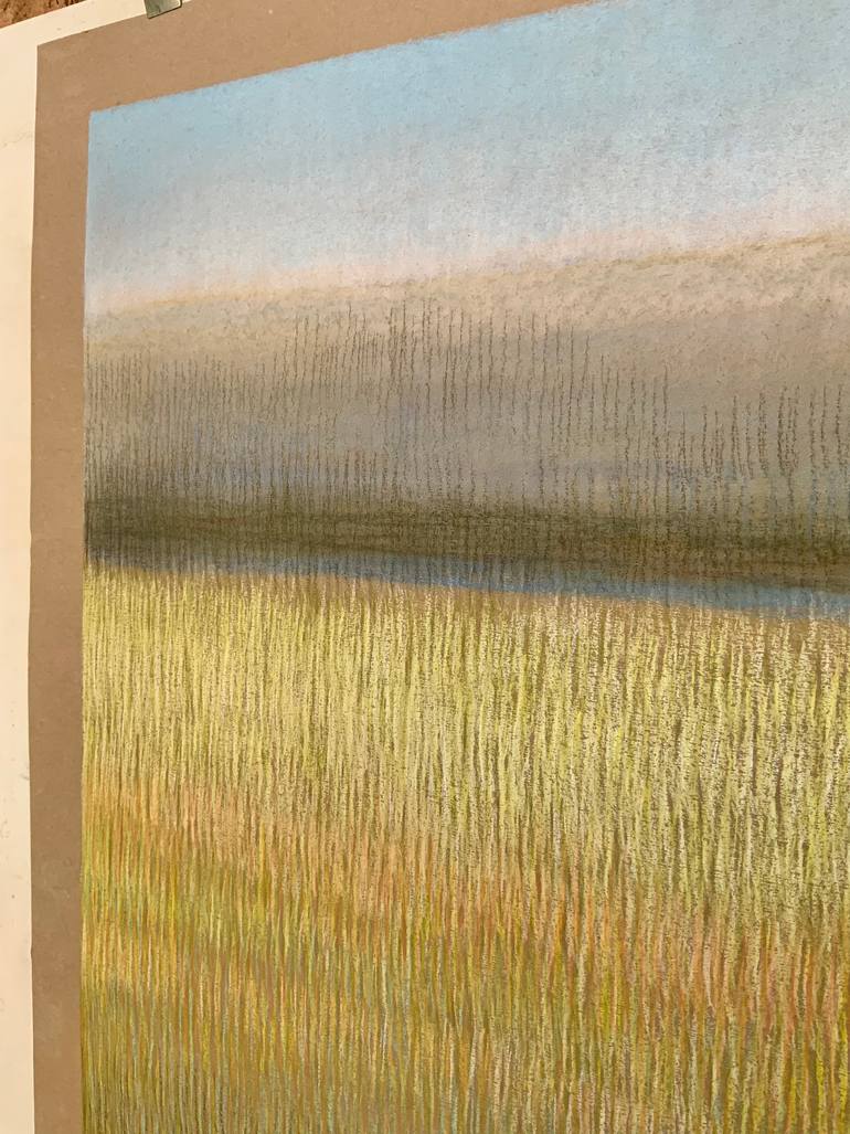 Original Minimalism Abstract Painting by Malgorzata Krakowiak