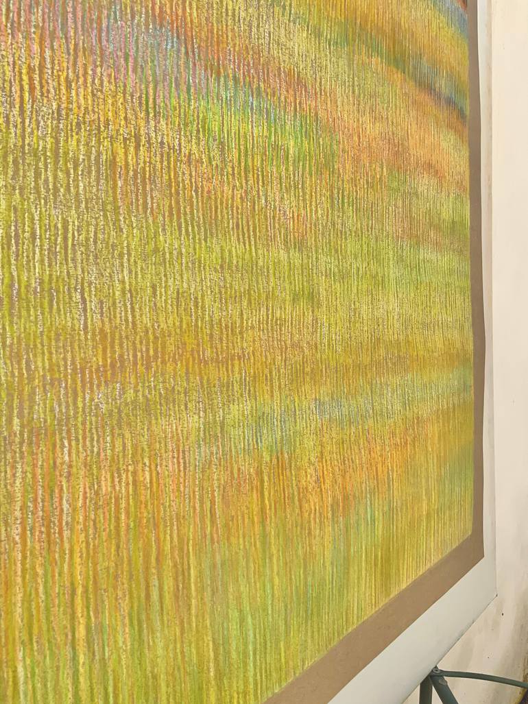 Original Minimalism Abstract Painting by Malgorzata Krakowiak