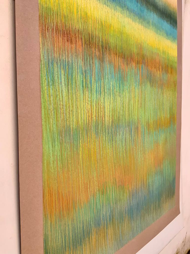 Original Minimalism Abstract Painting by Malgorzata Krakowiak