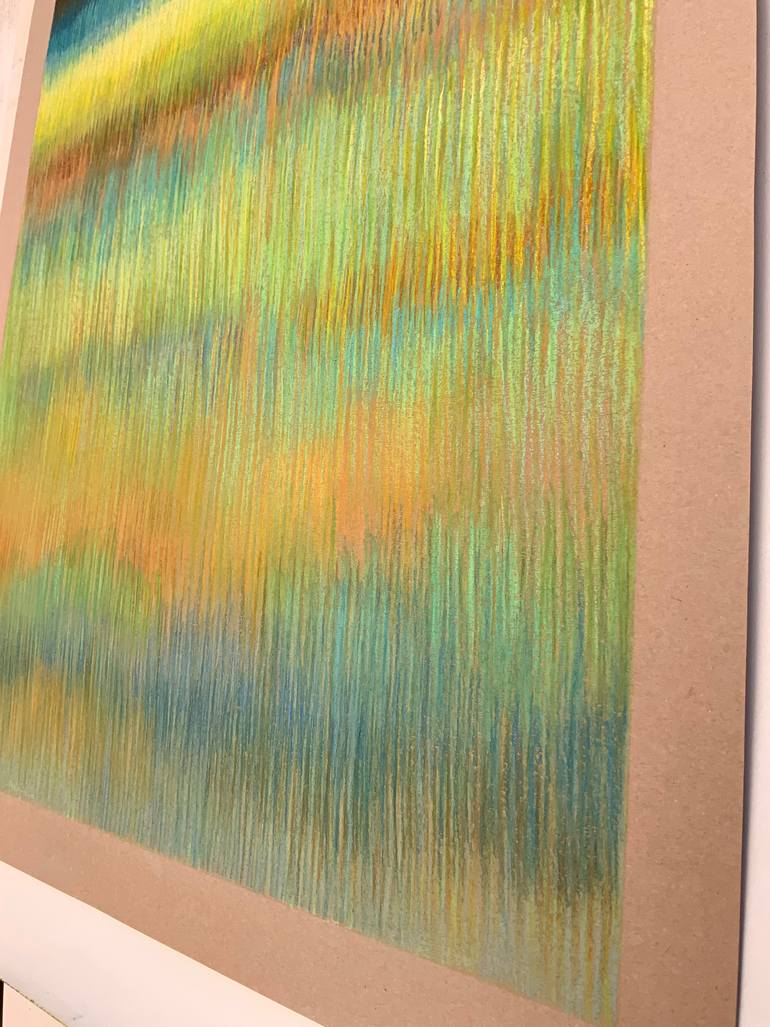 Original Minimalism Abstract Painting by Malgorzata Krakowiak