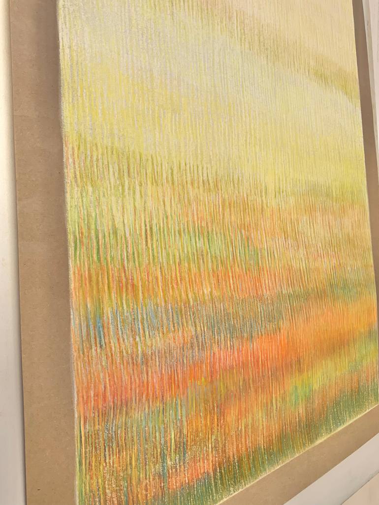 Original Minimalism Abstract Painting by Malgorzata Krakowiak