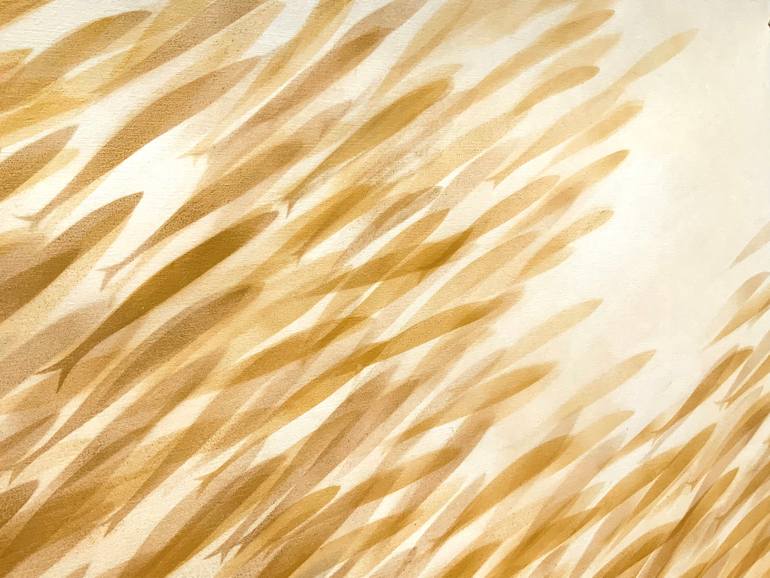 Original Abstract Painting by Malgorzata Krakowiak