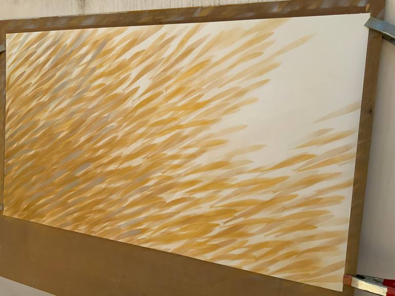 Original Abstract Painting by Malgorzata Krakowiak