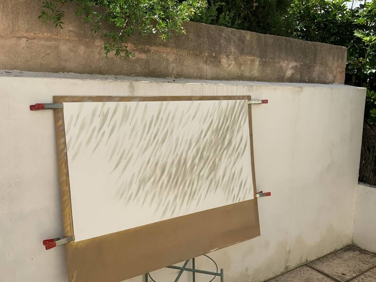 Original Abstract Painting by Malgorzata Krakowiak