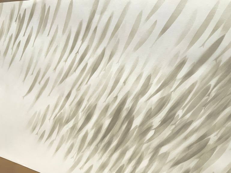 Original Abstract Painting by Malgorzata Krakowiak