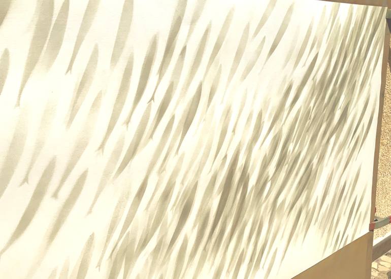 Original Abstract Painting by Malgorzata Krakowiak