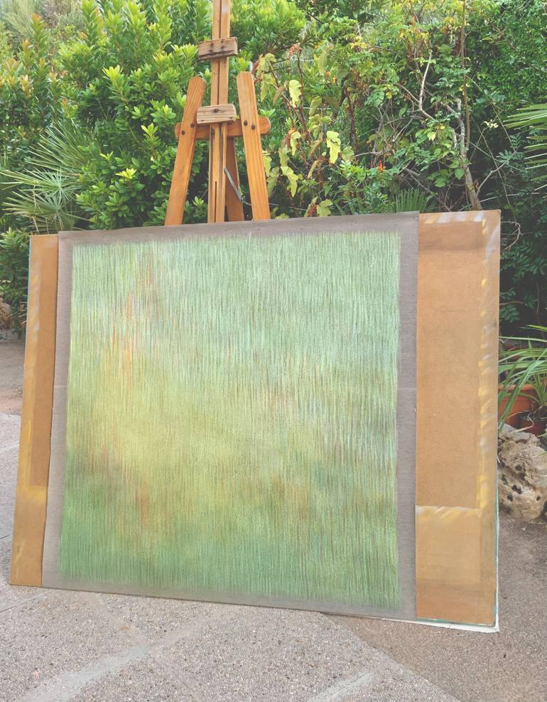 Original Abstract Painting by Malgorzata Krakowiak