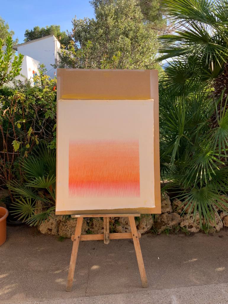 Original Abstract Painting by Malgorzata Krakowiak