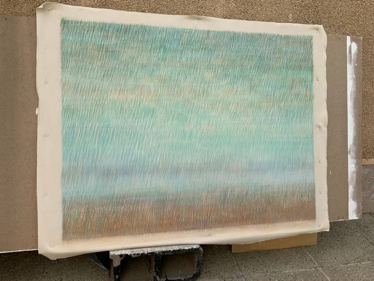 Original Abstract Painting by Malgorzata Krakowiak