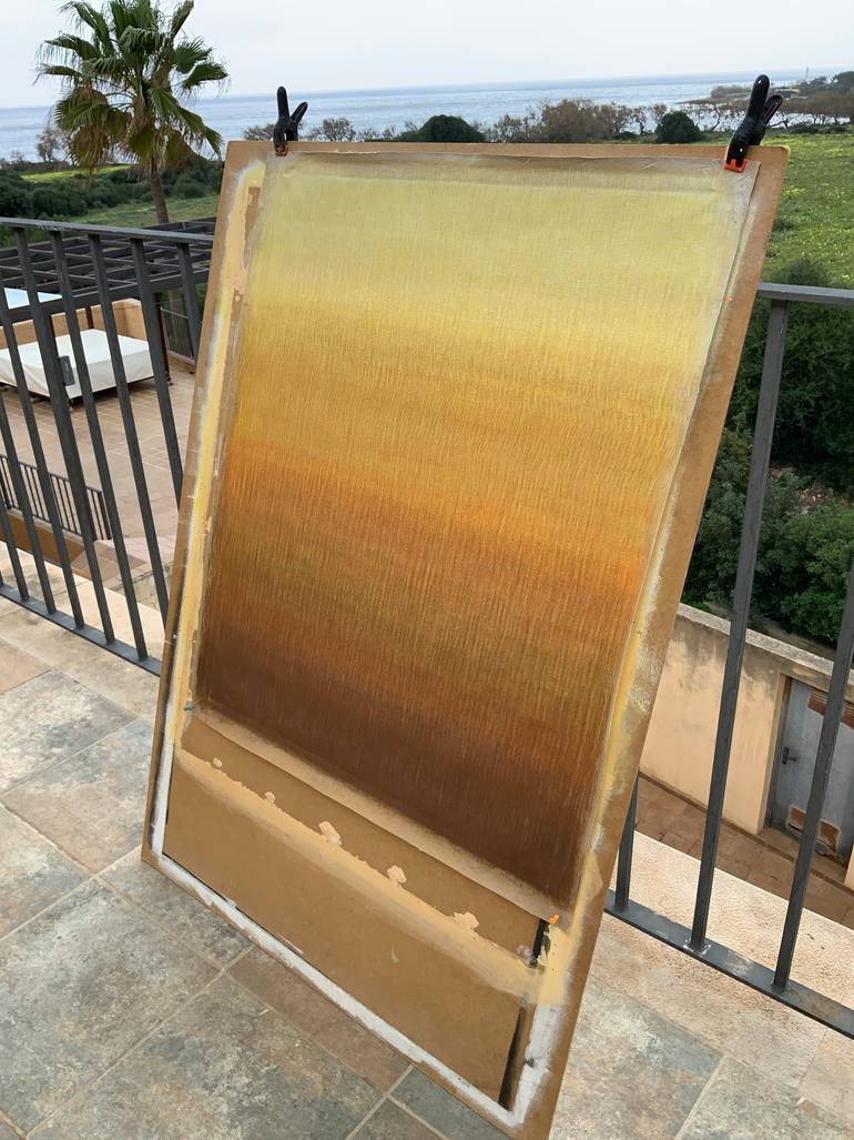 Original Abstract Painting by Malgorzata Krakowiak