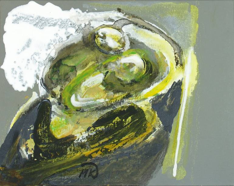 Original Expressionism Abstract Painting by Malgorzata Krakowiak
