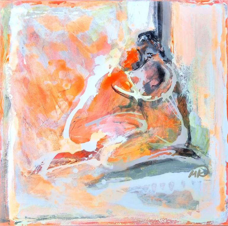 Original Nude Painting by Malgorzata Krakowiak