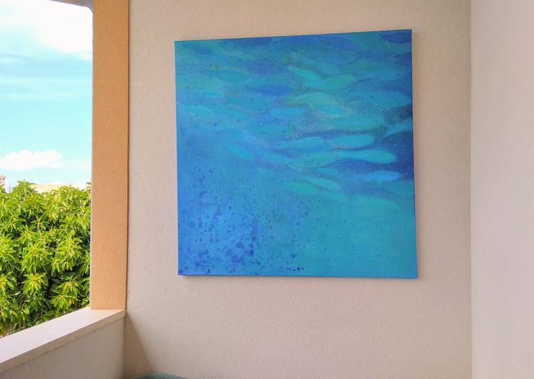 Original Modernism Abstract Painting by Malgorzata Krakowiak