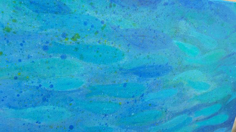 Original Modernism Abstract Painting by Malgorzata Krakowiak