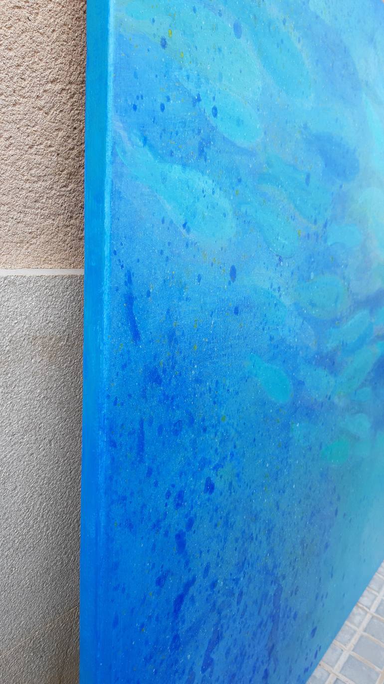 Original Modernism Abstract Painting by Malgorzata Krakowiak