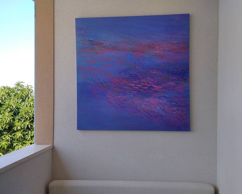 Original Modern Abstract Painting by Malgorzata Krakowiak