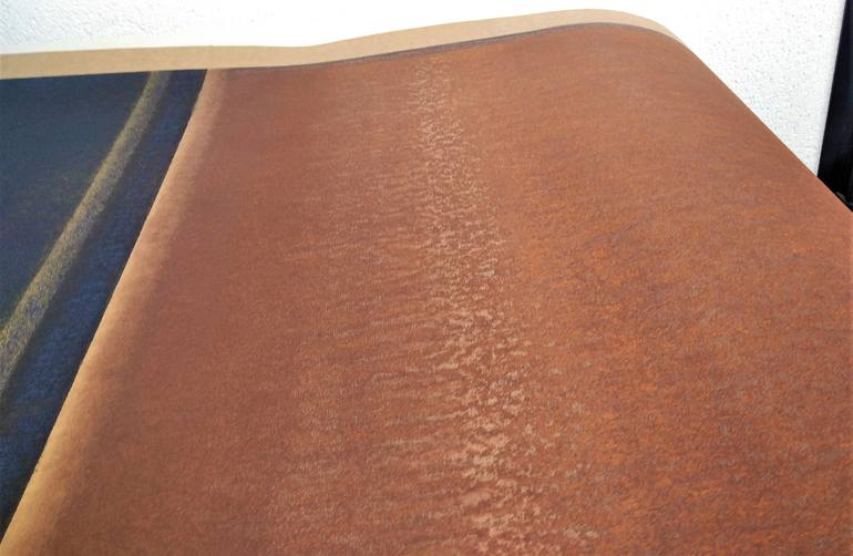 Original Minimalism Abstract Painting by Malgorzata Krakowiak