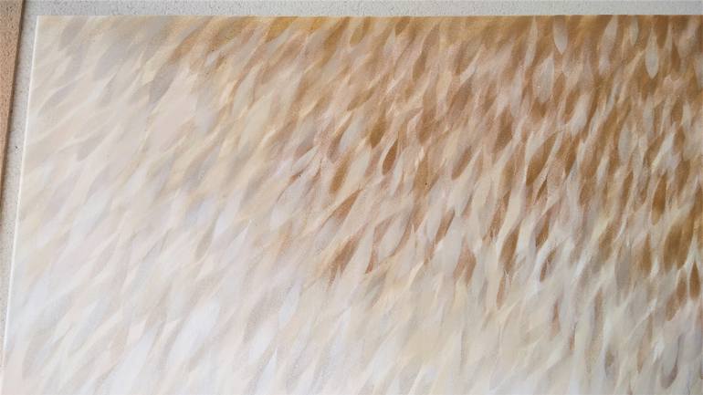 Original Minimalism Abstract Painting by Malgorzata Krakowiak