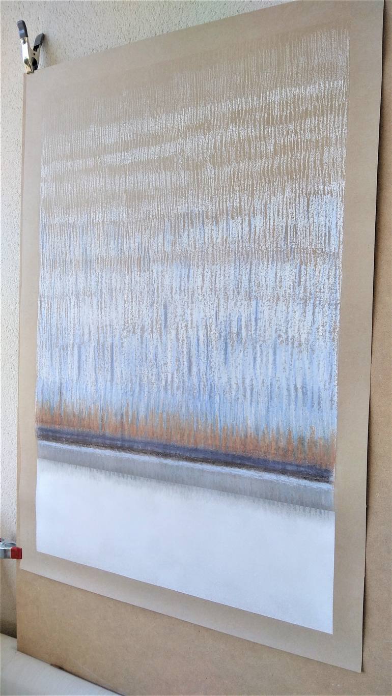 Original Abstract Painting by Malgorzata Krakowiak