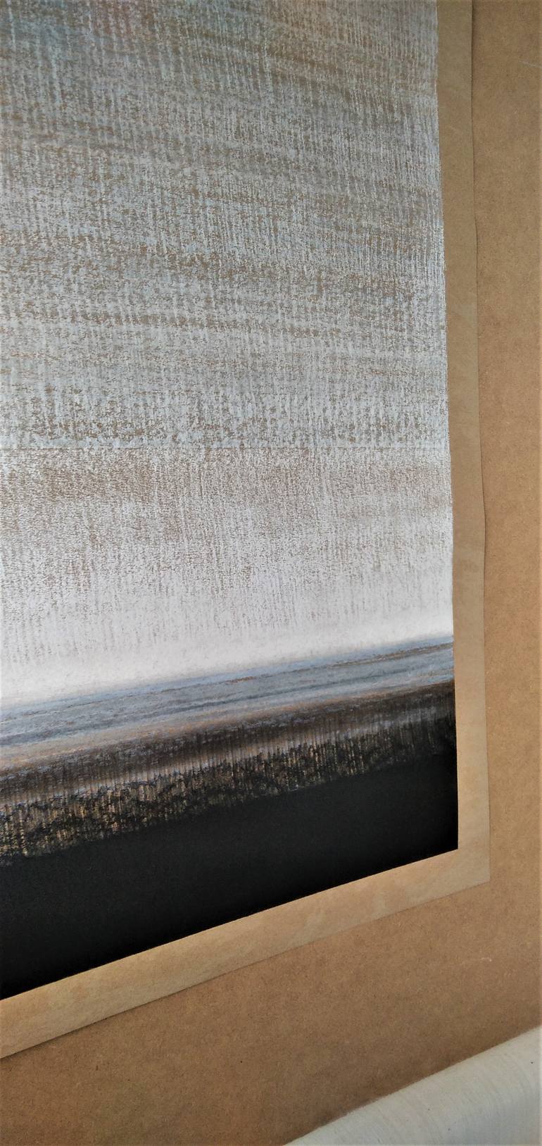 Original Minimalism Abstract Painting by Malgorzata Krakowiak