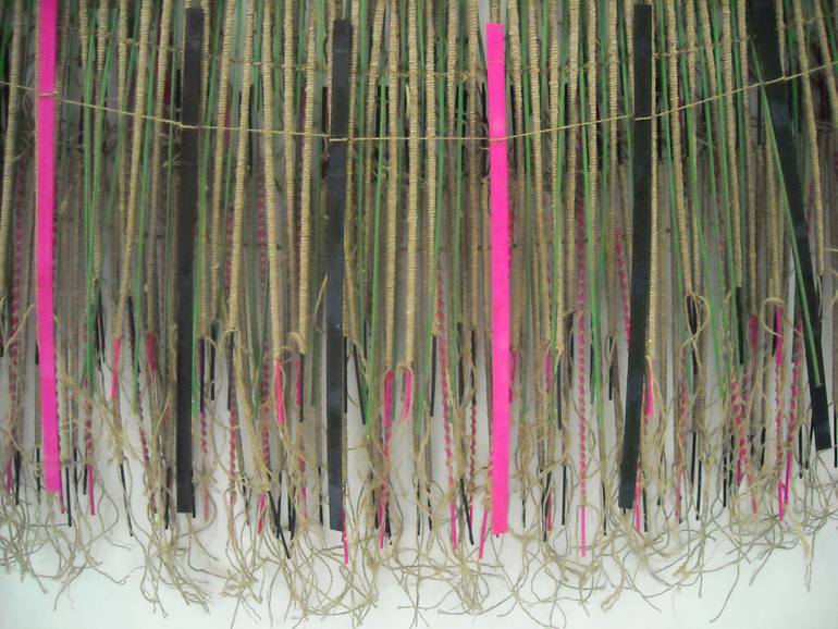 Original Conceptual Abstract Painting by Malgorzata Krakowiak