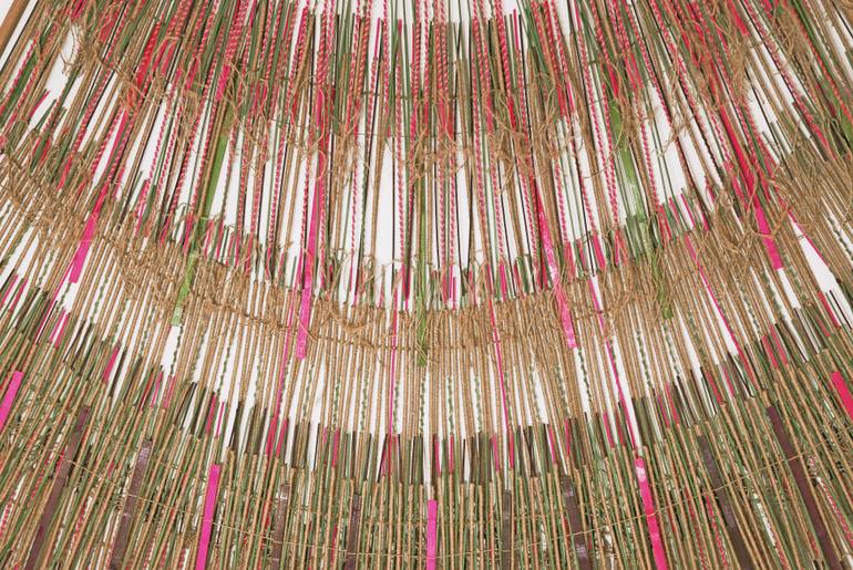 Original Conceptual Abstract Painting by Malgorzata Krakowiak