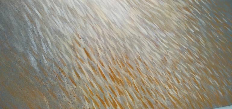 Original Minimalism Abstract Painting by Malgorzata Krakowiak