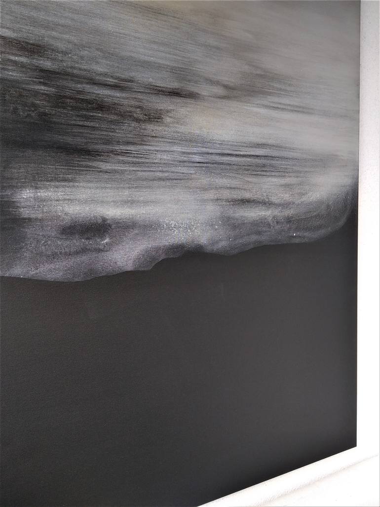 Original Abstract Expressionism Abstract Painting by Malgorzata Krakowiak