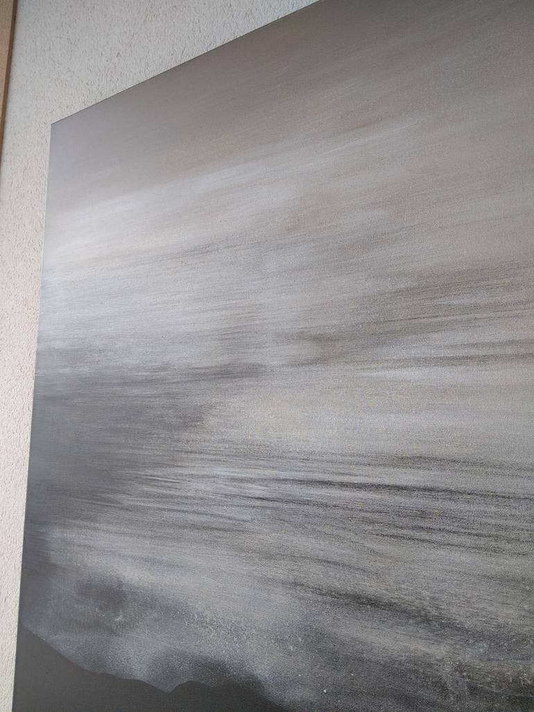 Original Abstract Expressionism Abstract Painting by Malgorzata Krakowiak