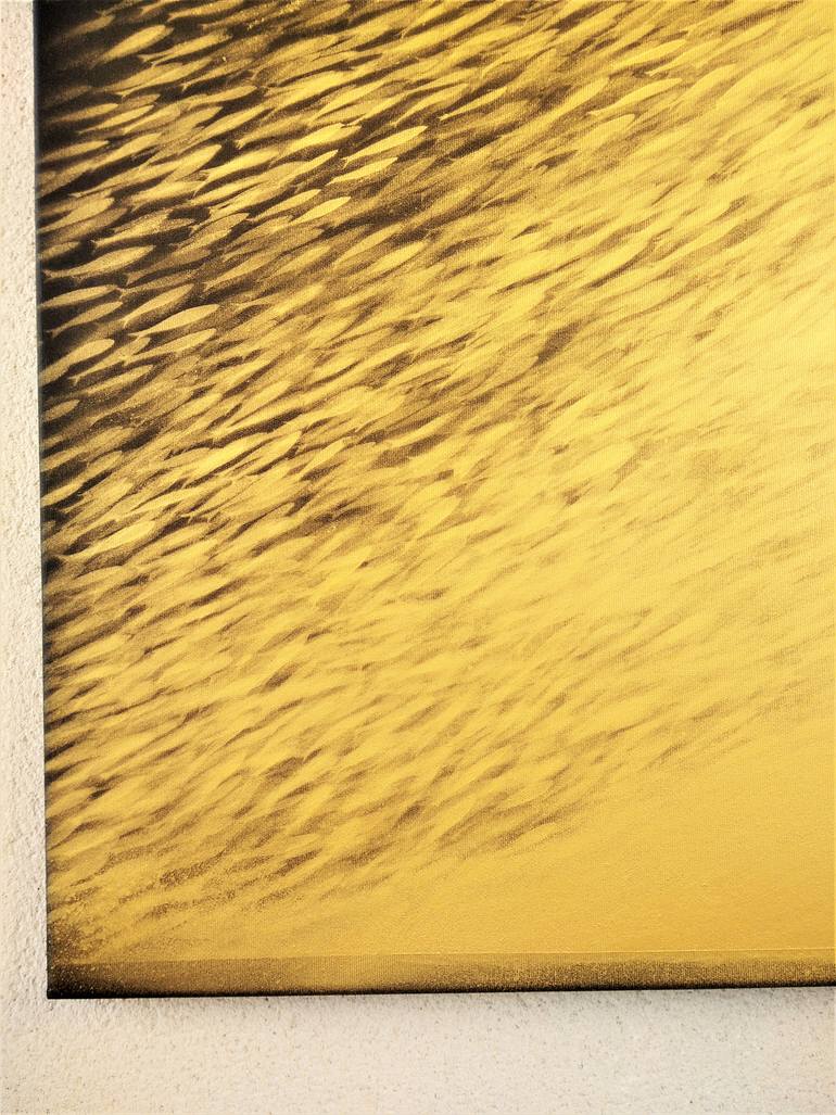 Original Abstract Expressionism Abstract Painting by Malgorzata Krakowiak