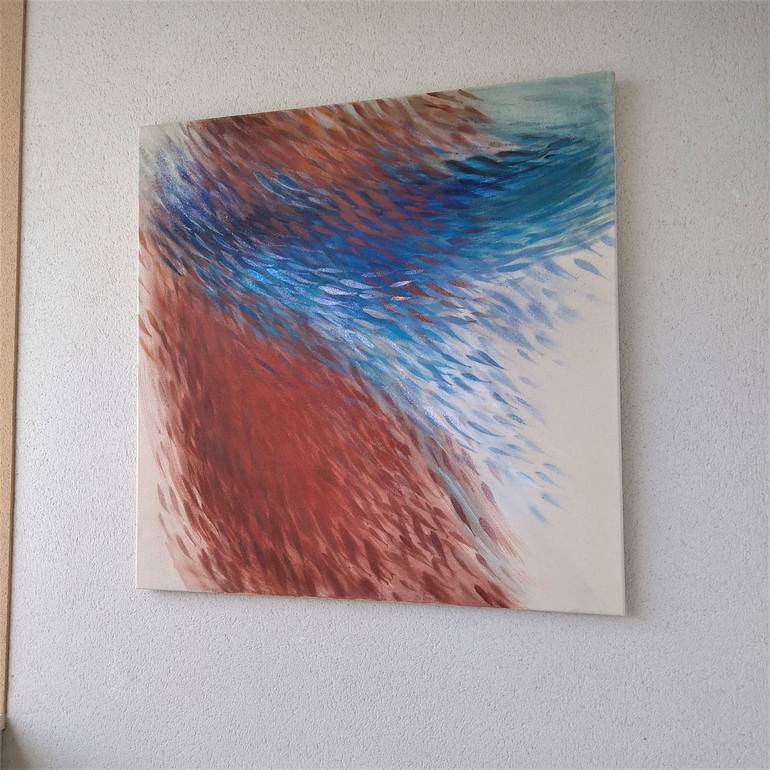 Original Abstract Painting by Malgorzata Krakowiak