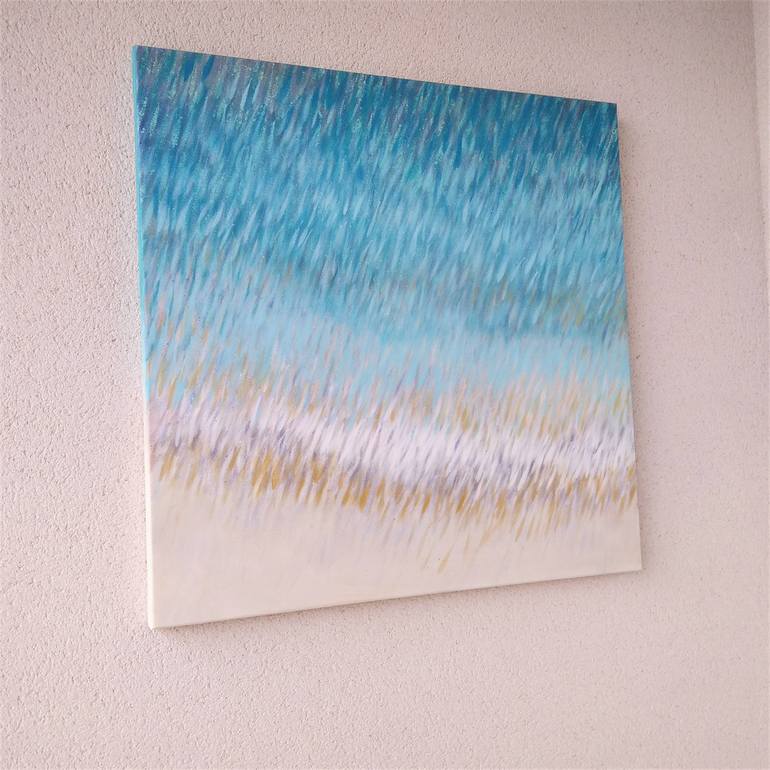 Original Fine Art Abstract Painting by Malgorzata Krakowiak