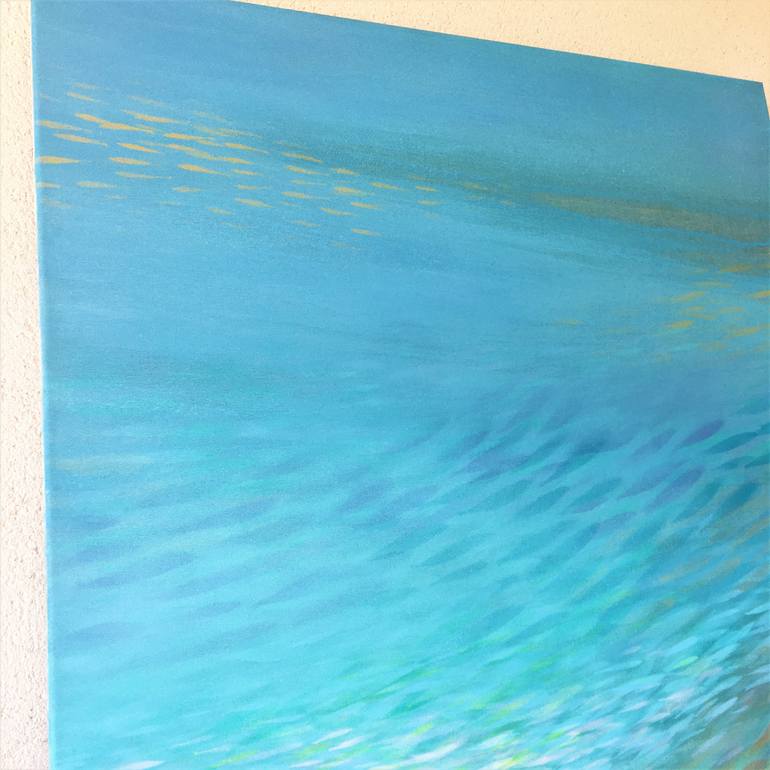 Original Impressionism Abstract Painting by Malgorzata Krakowiak