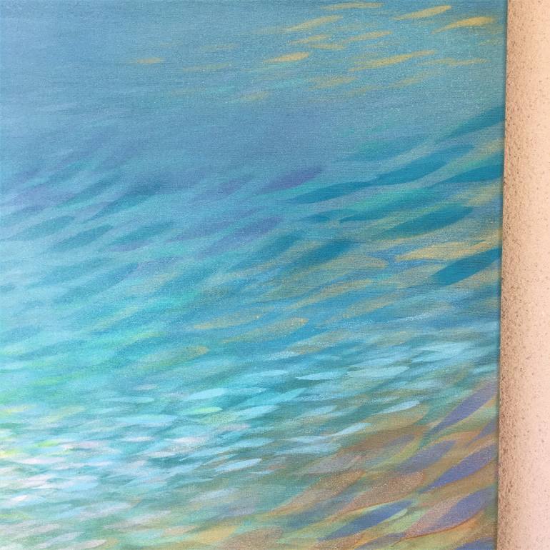 Original Impressionism Abstract Painting by Malgorzata Krakowiak