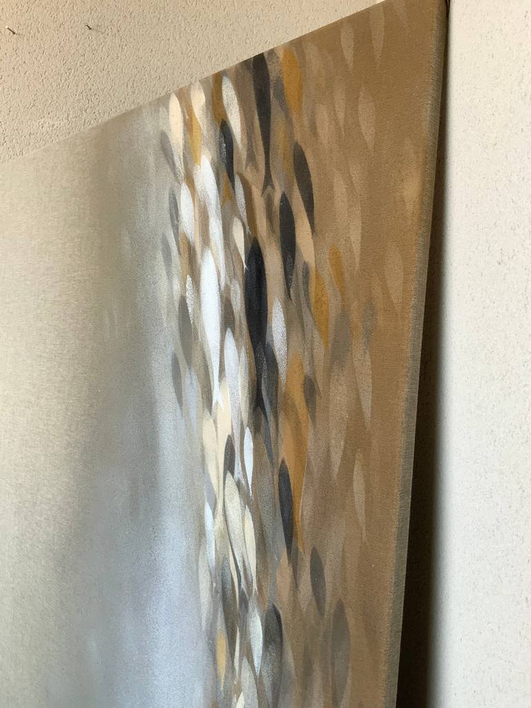 Original Minimalism Abstract Painting by Malgorzata Krakowiak
