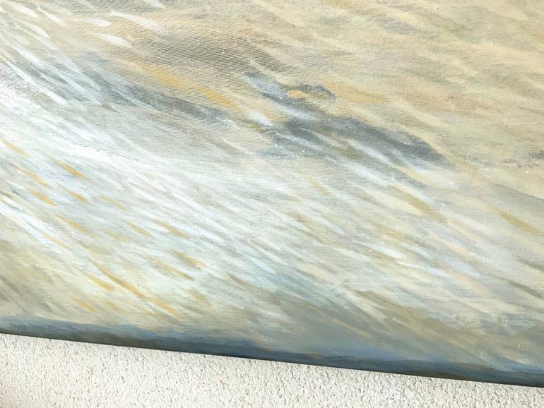 Original Abstract Expressionism Abstract Painting by Malgorzata Krakowiak