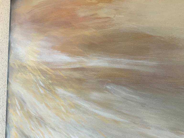 Original Abstract Expressionism Abstract Painting by Malgorzata Krakowiak