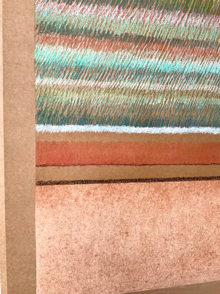 Original Minimalism Abstract Painting by Malgorzata Krakowiak