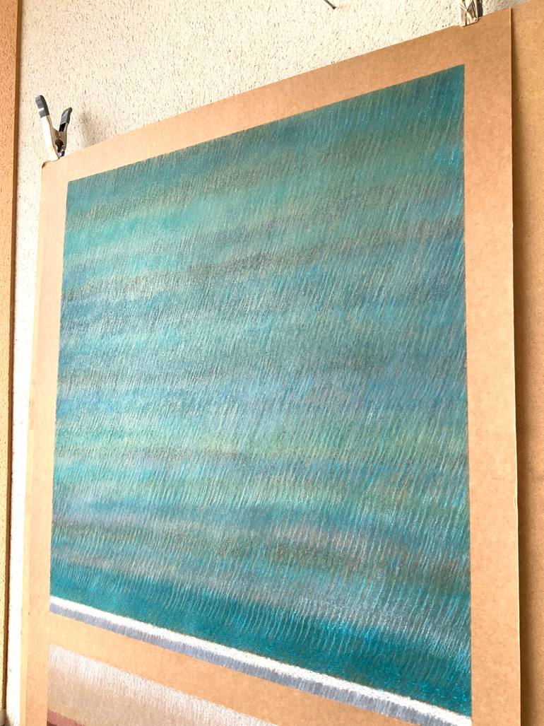 Original Minimalism Abstract Painting by Malgorzata Krakowiak