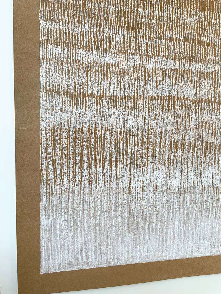 Original Minimalism Abstract Drawing by Malgorzata Krakowiak