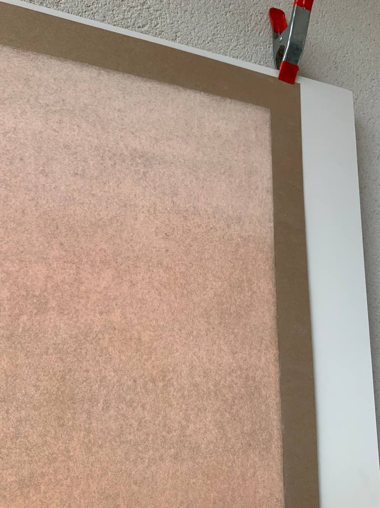 Original Minimalism Abstract Painting by Malgorzata Krakowiak