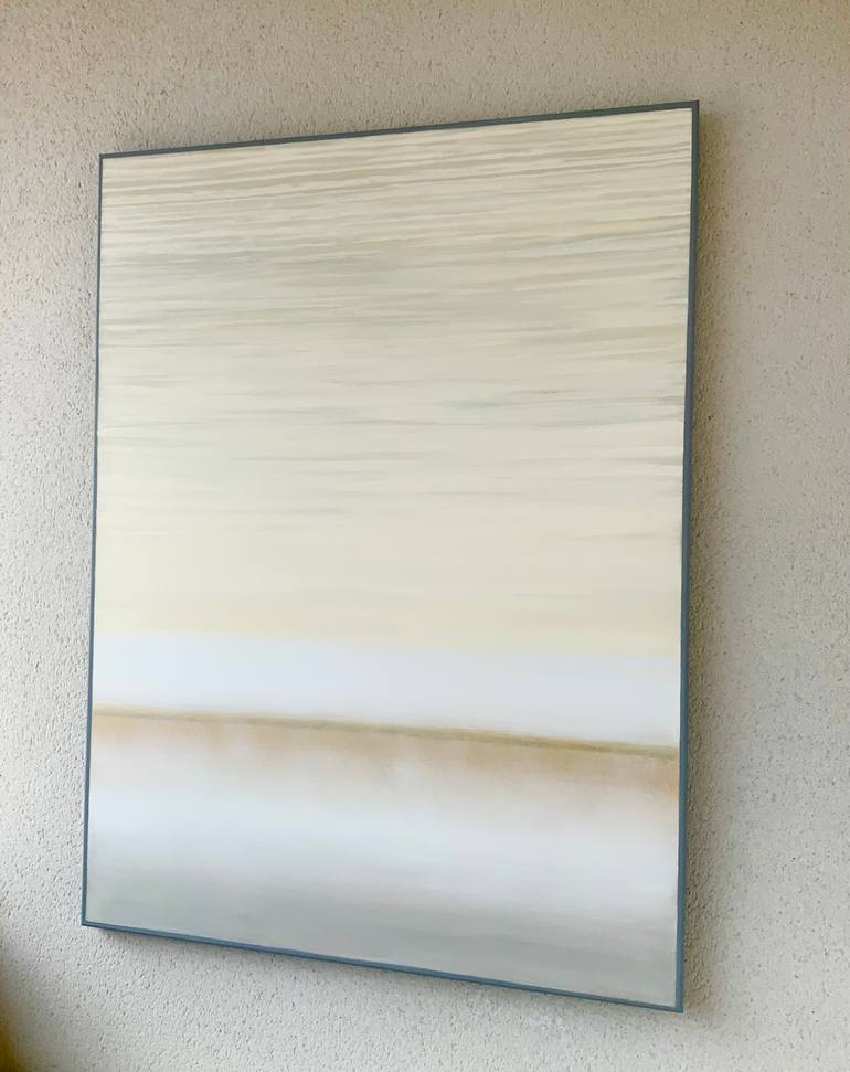 Original Minimalism Abstract Painting by Malgorzata Krakowiak