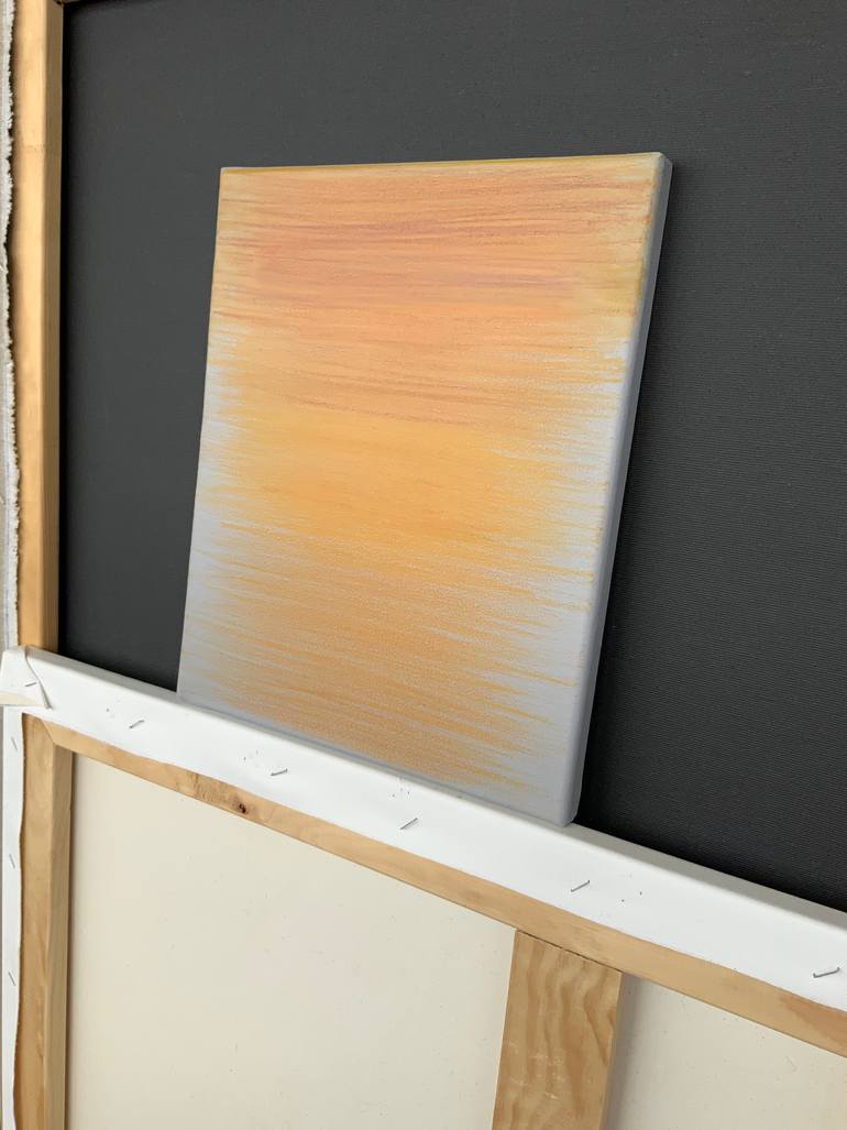 Original Minimalism Abstract Painting by Malgorzata Krakowiak