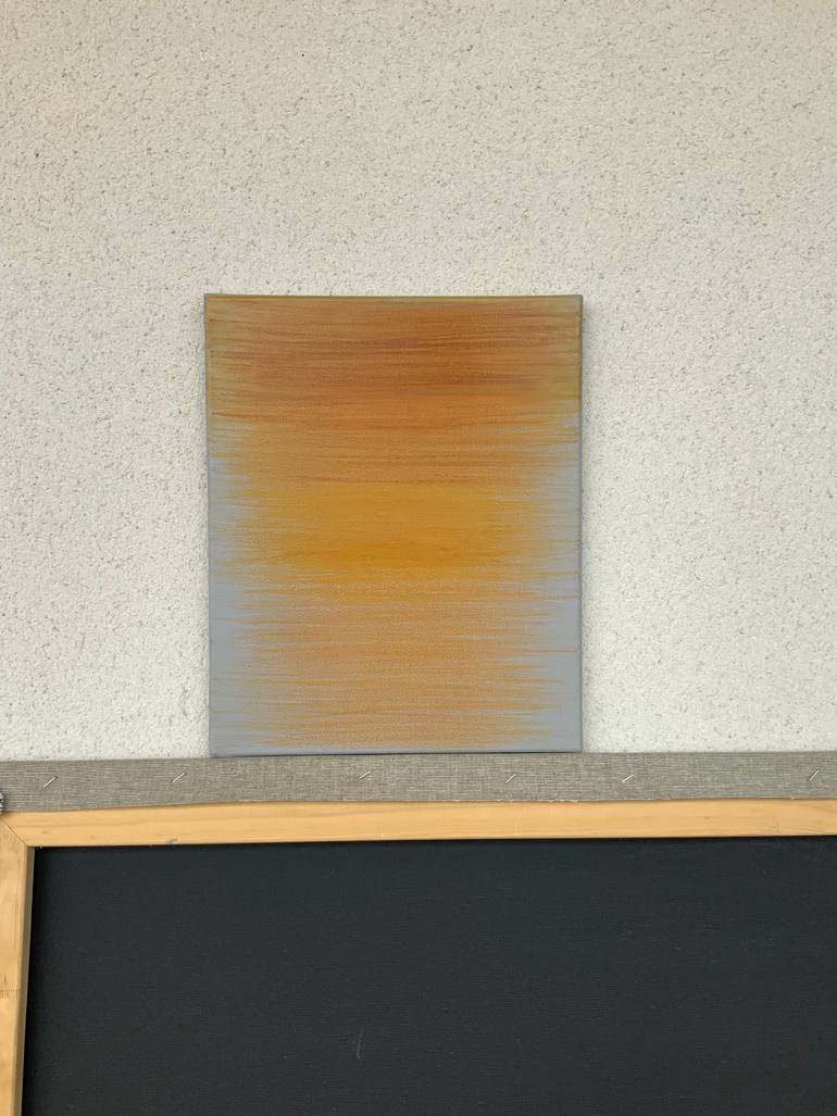 Original Minimalism Abstract Painting by Malgorzata Krakowiak