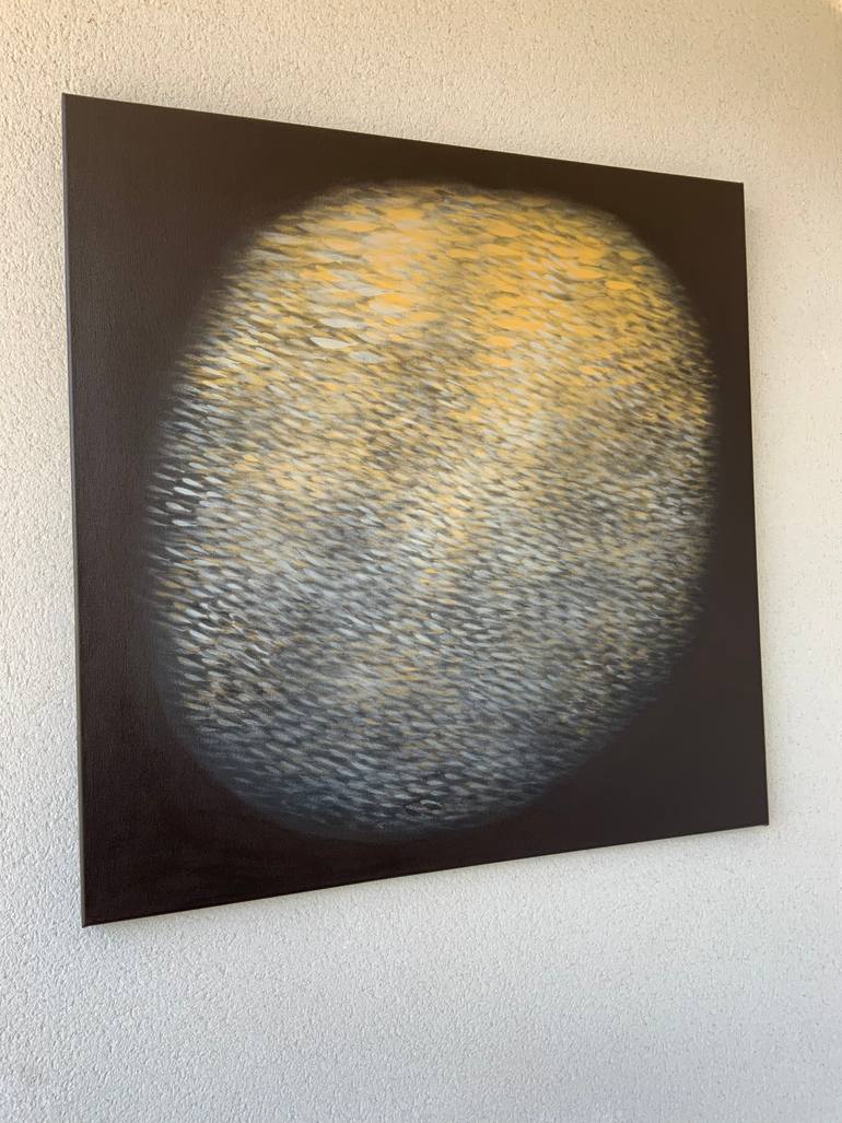 Original Impressionism Abstract Painting by Malgorzata Krakowiak