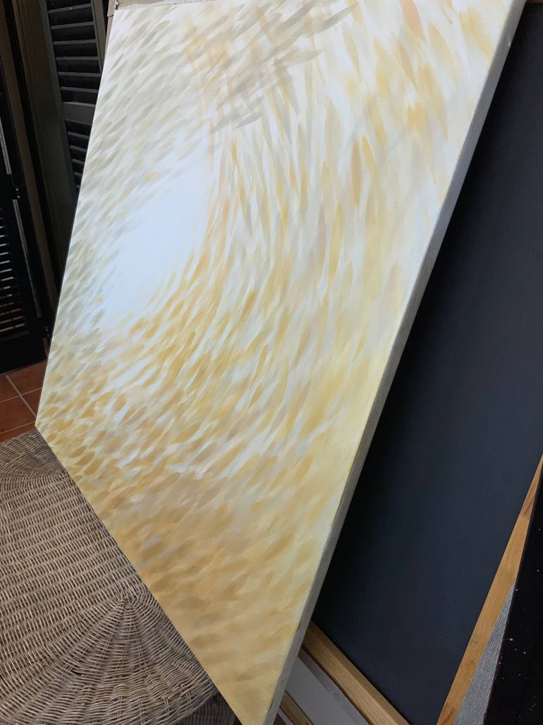 Original Impressionism Abstract Painting by Malgorzata Krakowiak