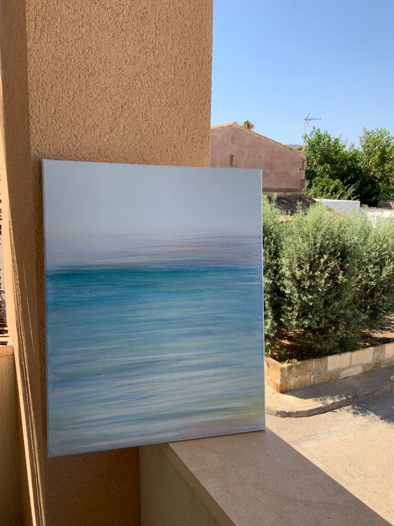 Original Minimalism Abstract Painting by Malgorzata Krakowiak