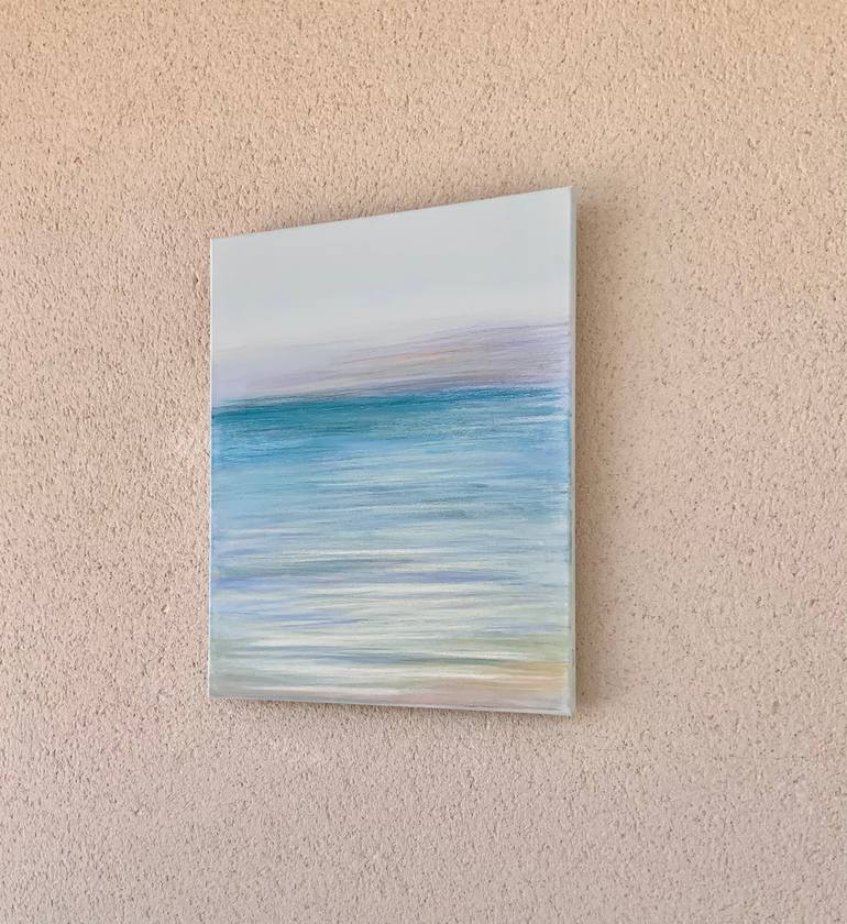 Original Minimalism Abstract Painting by Malgorzata Krakowiak