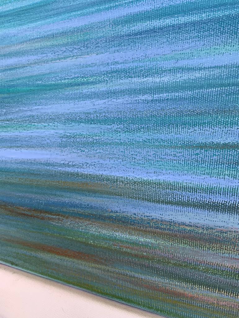 Original Impressionism Abstract Painting by Malgorzata Krakowiak