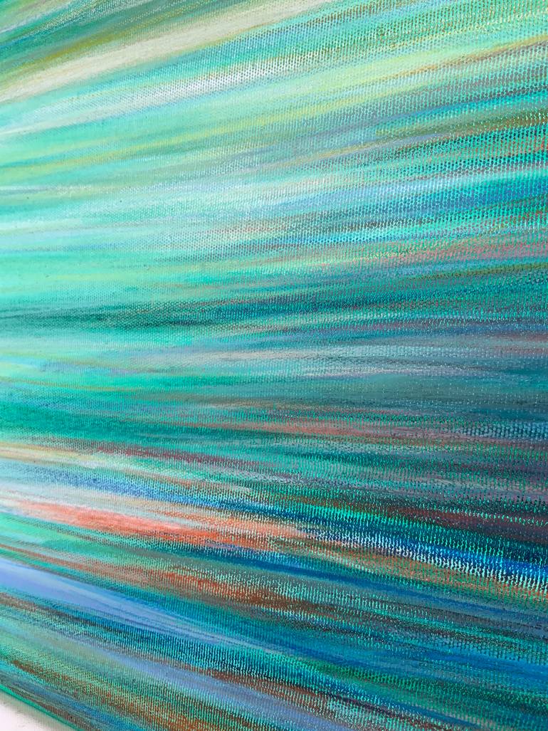 Original Impressionism Abstract Painting by Malgorzata Krakowiak